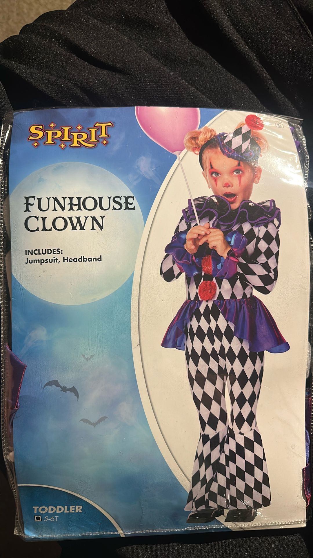Toddler 5-6 Funhouse Clown