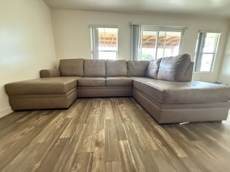 Leather Sectional