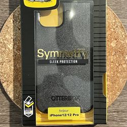 Black Otter Box Symmetry Sleek Edition : iPhone 12 Pro 