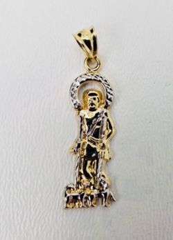 10K Solid Gold Pendant for Wedding