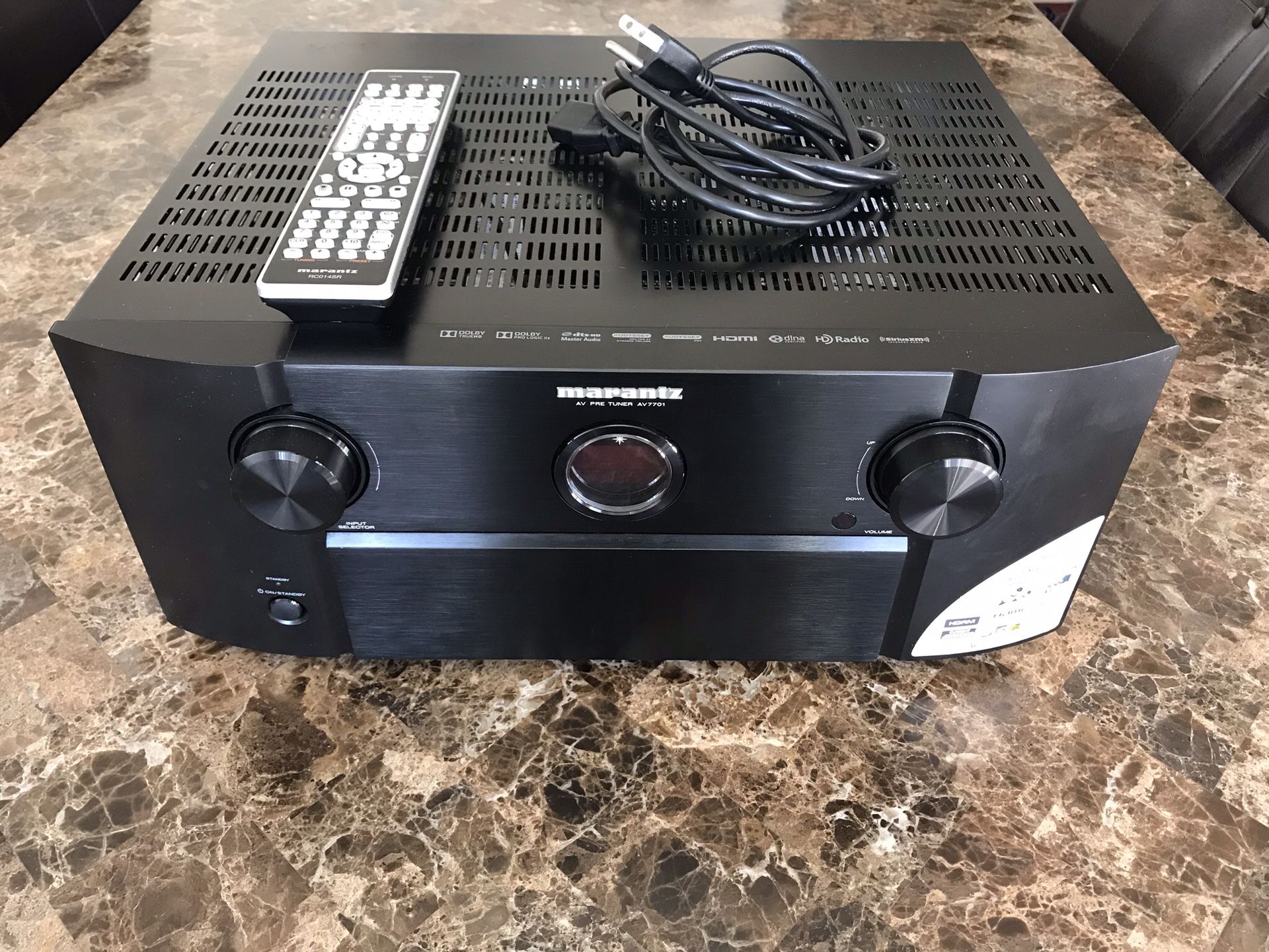 Marantz AV7701 Audio Video Preamp/Processor with Networking and AirPlay