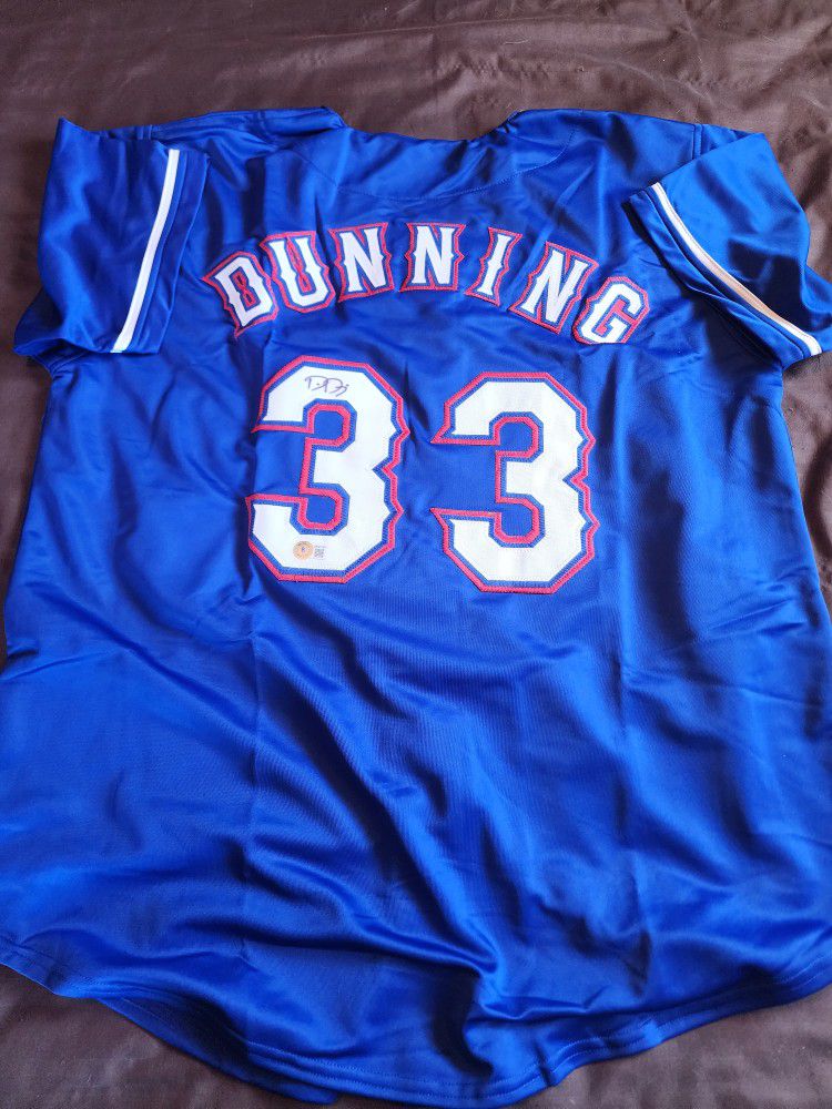 Dane Dunning Signed Jersey 