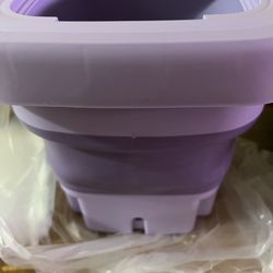 Foldable washing machine