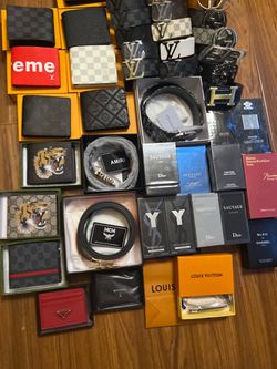 Designer colognes belts wallets and shirts