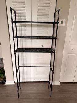 3-Tier plastic Space Saver, Over Toilet Rack, Bathroom Corner Shelf Storage Organizer, Bathroom Shelf