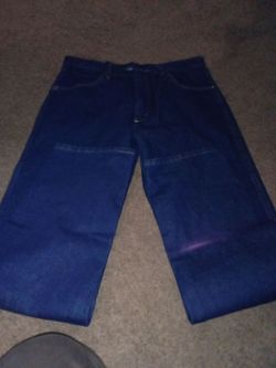 Dark Wash Wide Leg Denim Jeans