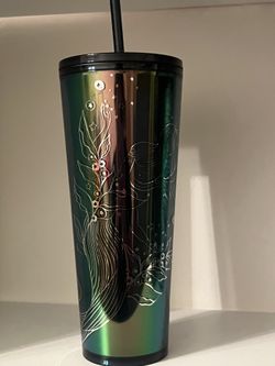 Chrome Mermaid Starbucks Cups 