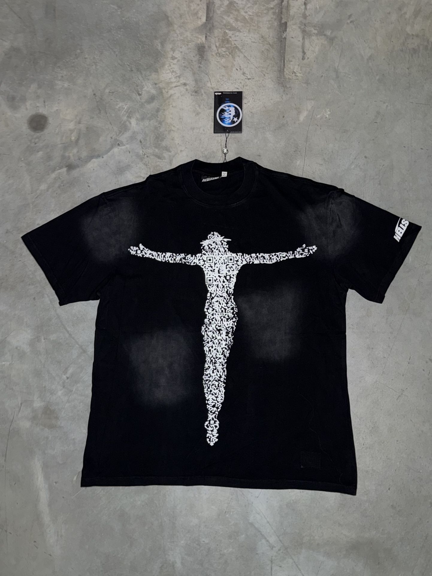 XL “QR Christ” Hellstar Tee ✝️