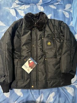 RefrigiWear Black Insulated Work Jacket sizeXL