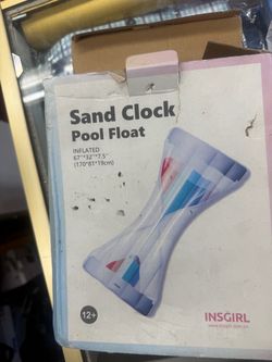 INSGIRL Sand Clock Pool Float