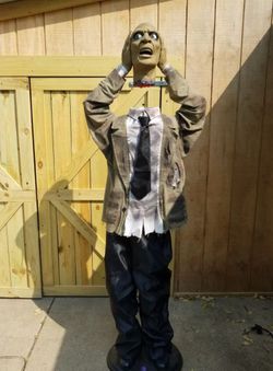 Life size heads up harry animated halloween prop