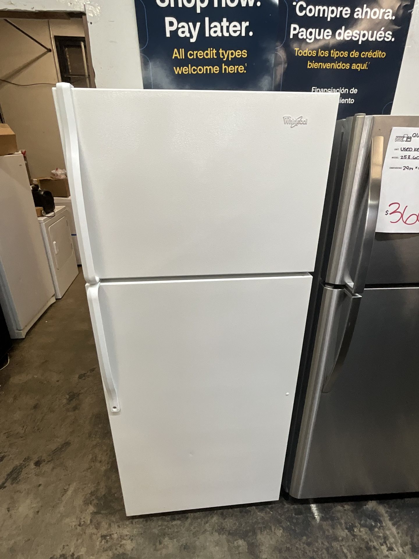 Whirlpool Top Freezer Refrigerator