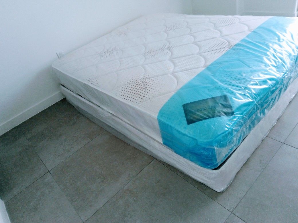 $199 Queen Mattress And Boxspring Brand New Free Delivery Same Day