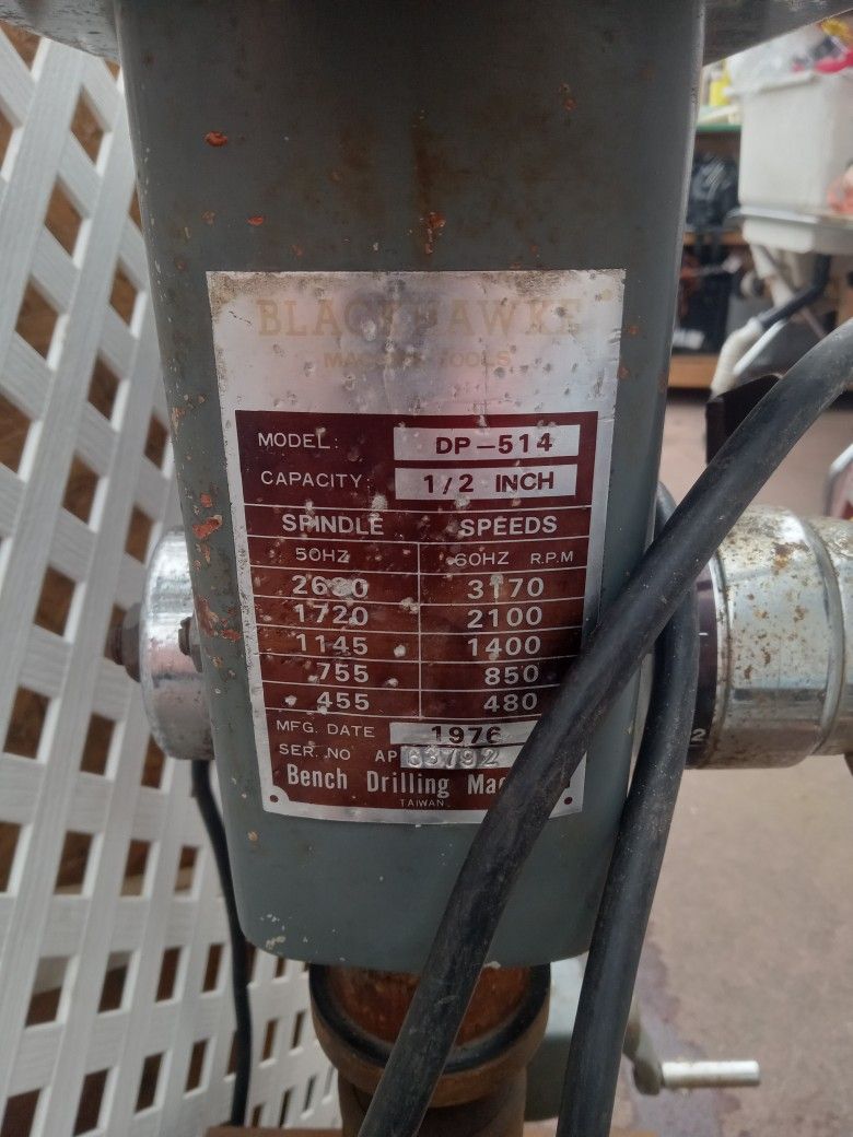 Blackhawke Drill Press DP514 for Sale in Chula Vista, CA OfferUp