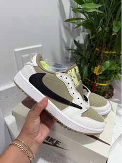 Aj1 Travis Scott ‘Golf’ Mens sizes 8M-12M
