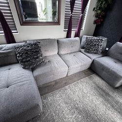 Grey Sectional for Sale