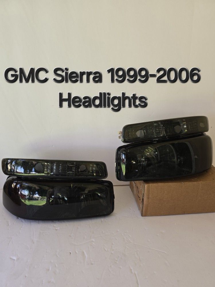 GMC Sierra 1999-2006 Headlights 