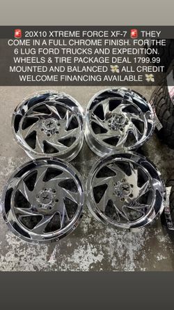 Wheel And Tire Package Deal For The 6 lug Ford Trucks
