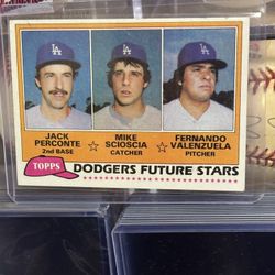 Fernando Valenzuela Rookie Card 1981 Topps Dodgers Baseball
