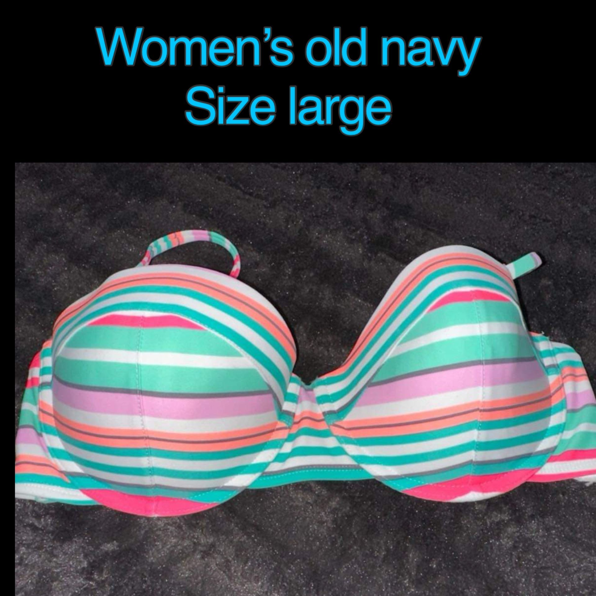 Women’s Old Navy Bikini Top Size Large