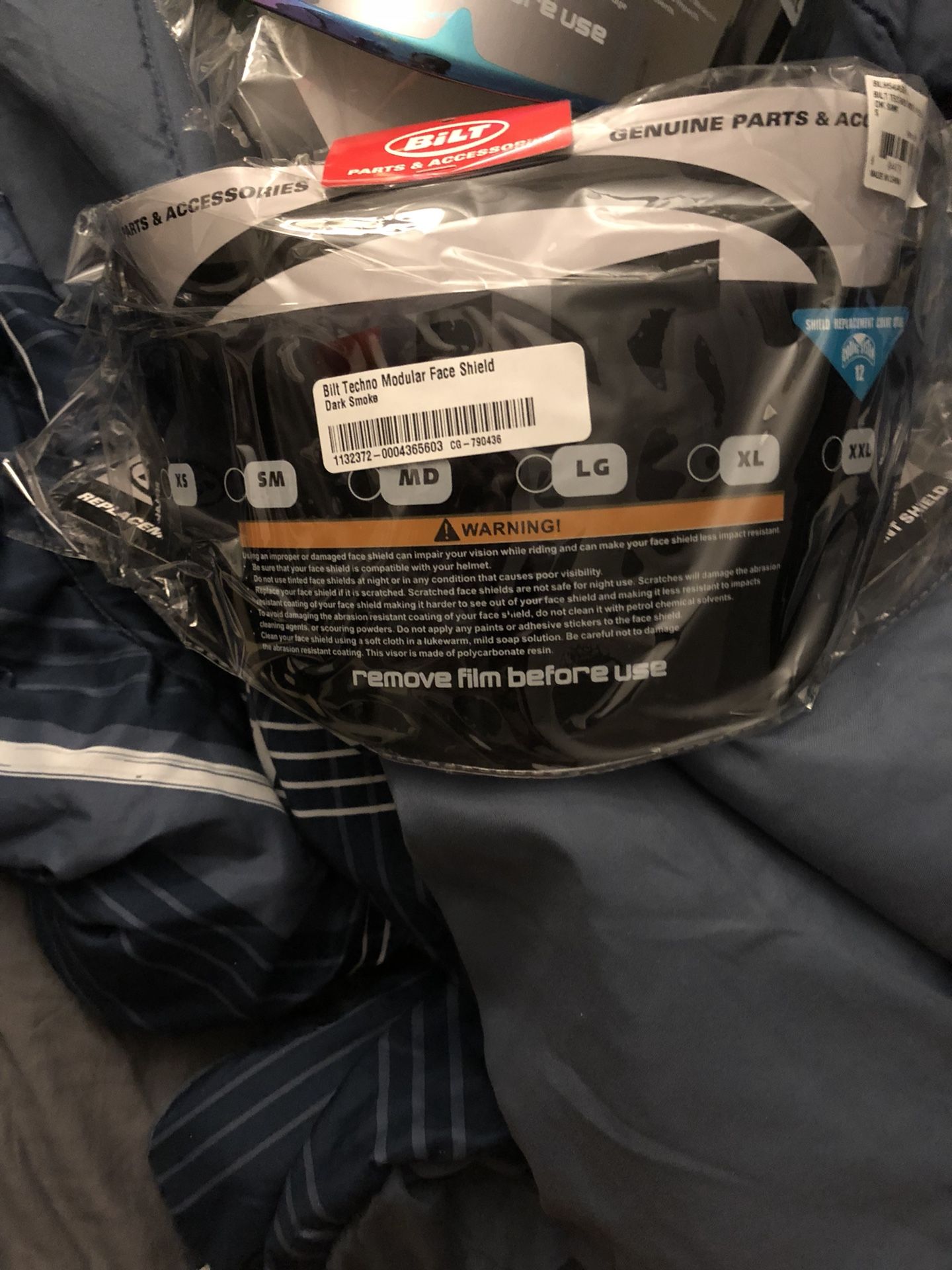 Bilt techno 2.0 modular helmet FACE SHIELDS for Sale in Orlando