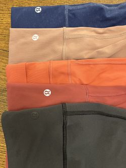 🍋LIKE NEW Lululemon 5 Pc Assortment Leggings Size 12  
