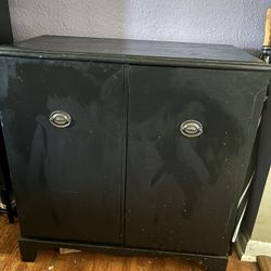Cabinet With Cloth Back