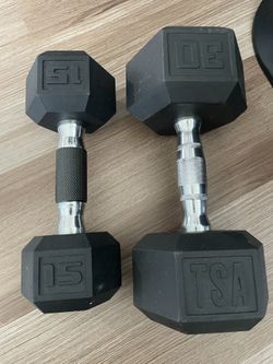 45 & 15lb Weights