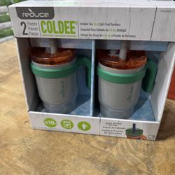 REDUCE 14 oz Coldee Tumbler with Handle for Kids - 2 Pack