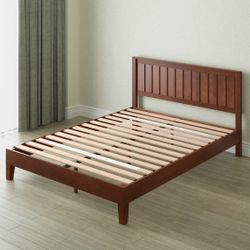  FOR SALE: Queen Size Bed Frame in Antique Espresso