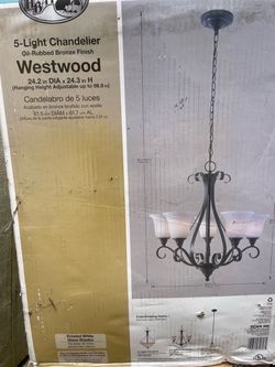 Hampton Bay 5 Light Chandelier