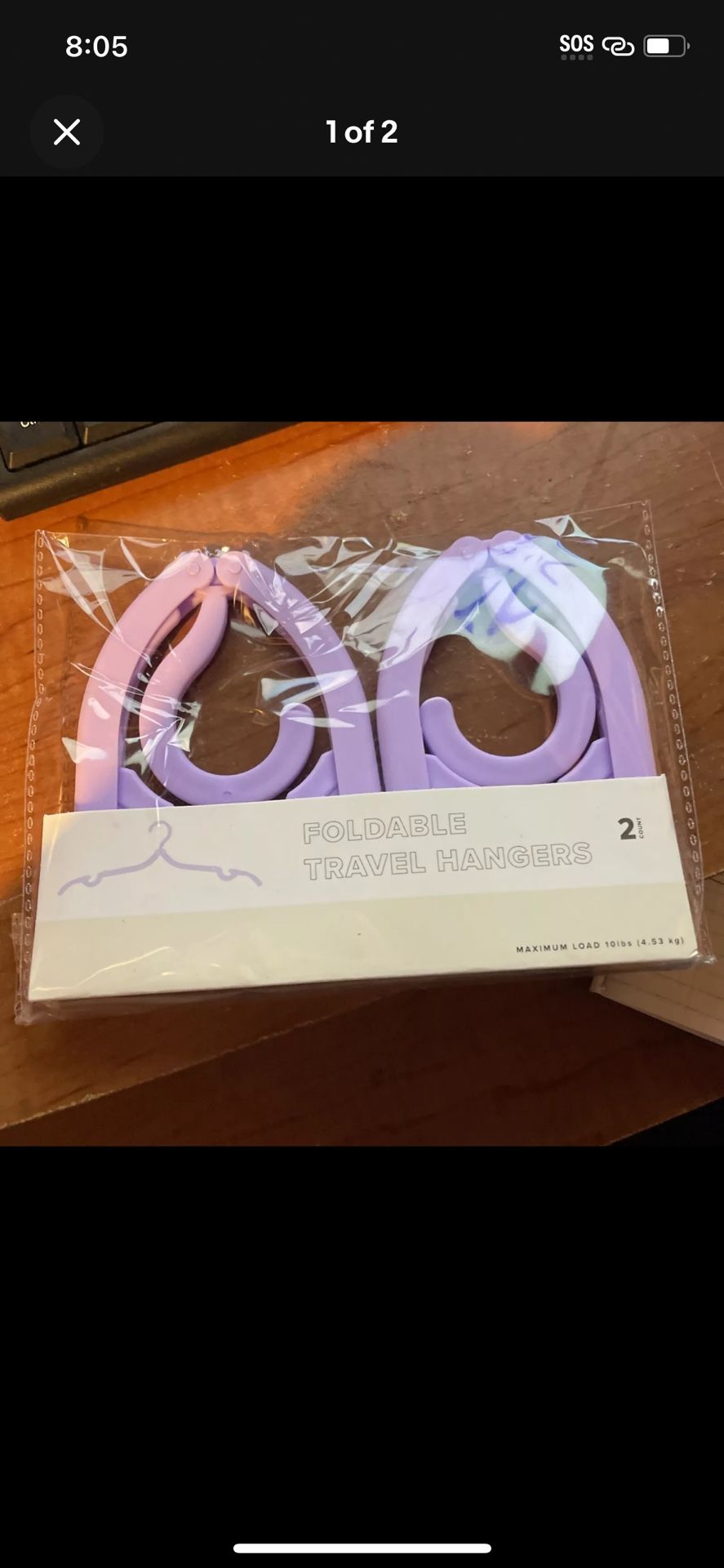 Foldable Travel Hangers