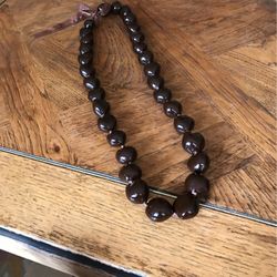 Dark Brown Hawaiian Kukui Nut Beads