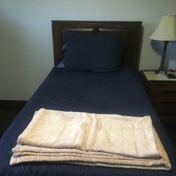 Amish Made Solid Wood Maple Twin Bed Frame