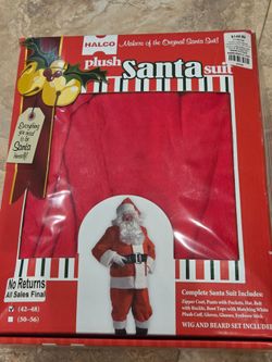 Plush Santa Suit