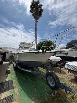 23’ Trophy Custom Fishing Boat – Johnson 225 – Fully Rigged Offshore Setup