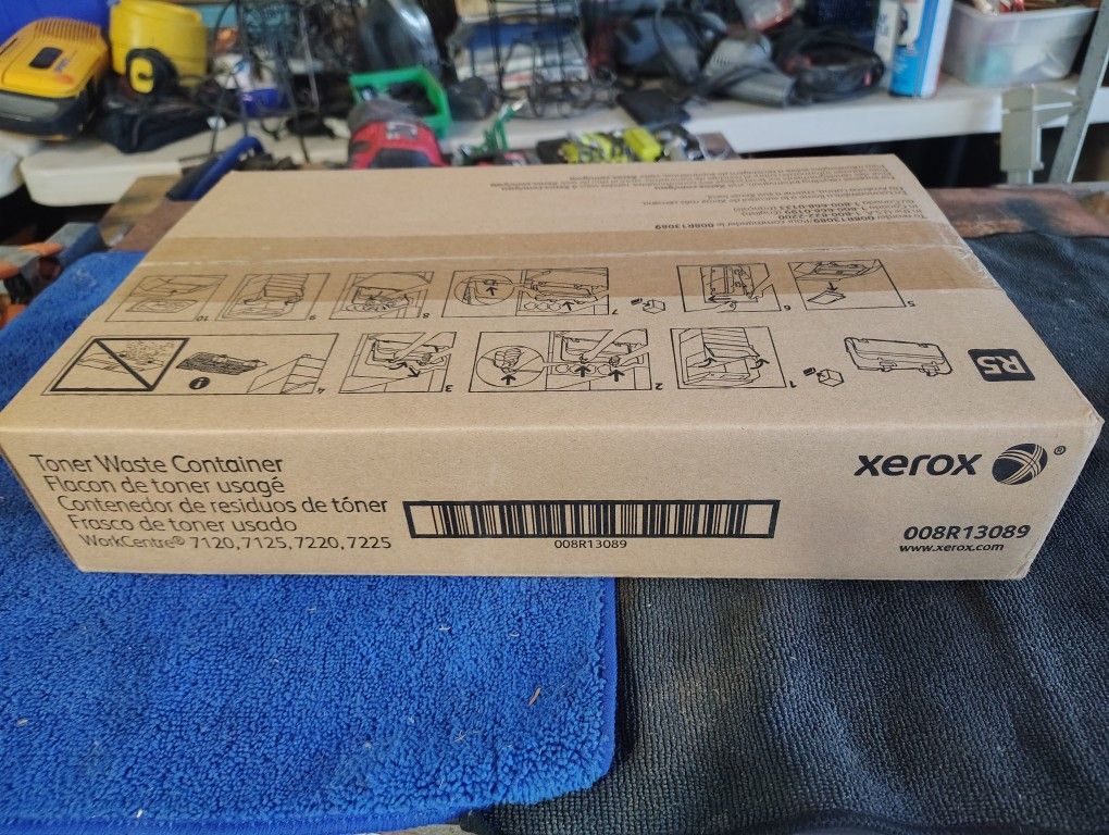 Two Brand New Xerox Toner Waste Containers