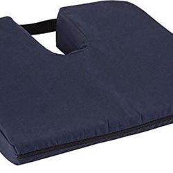 DMI Seat Cushion for Coccyx, Sciatica and Tailbone Pain to be Used on Dining Room Chairs, Desk Chairs, on car seats or as a-Wheelchair Cushion, Machin