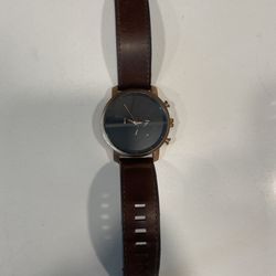 Movement Stainless Steel Brown Leather