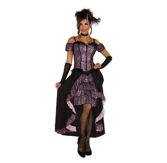 Womens Sz Large Saloon Costume New