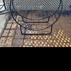 Circular Log Holder Good Condition 