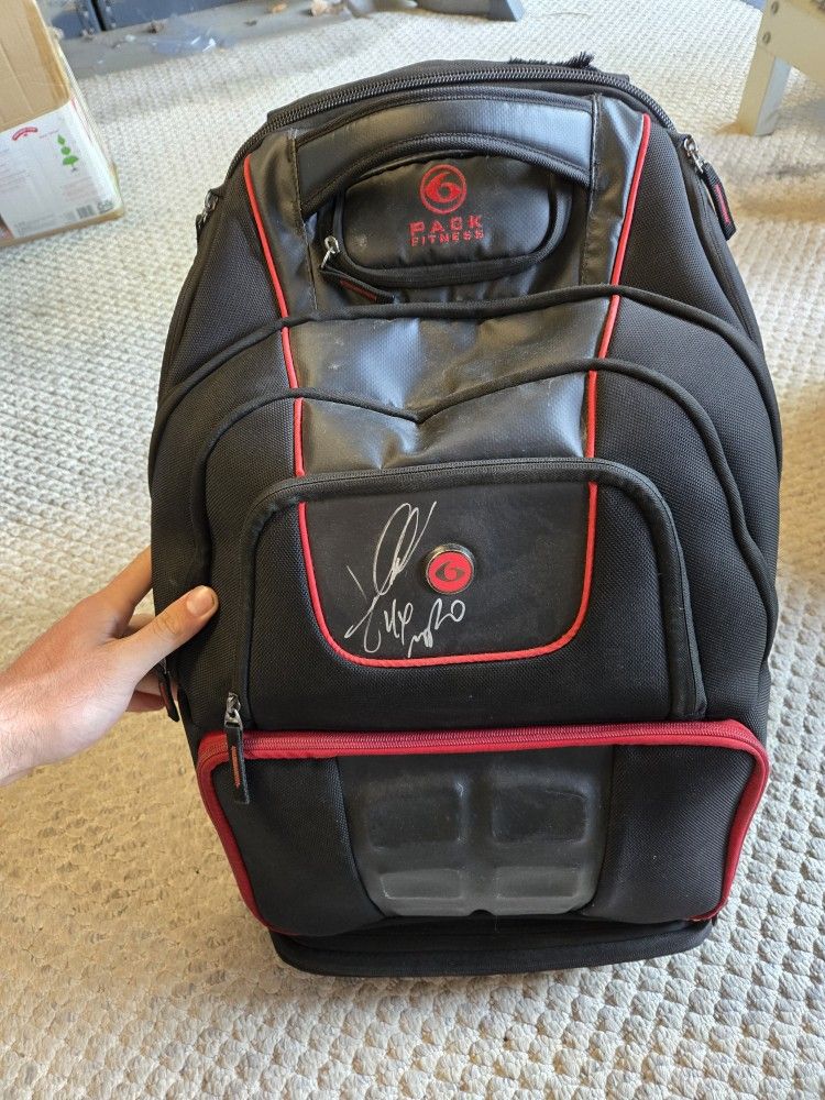 Signed 6-pack Travel Backpack