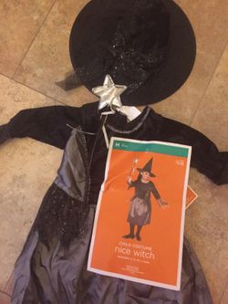 Kids witch Halloween costume size 6-8 years old