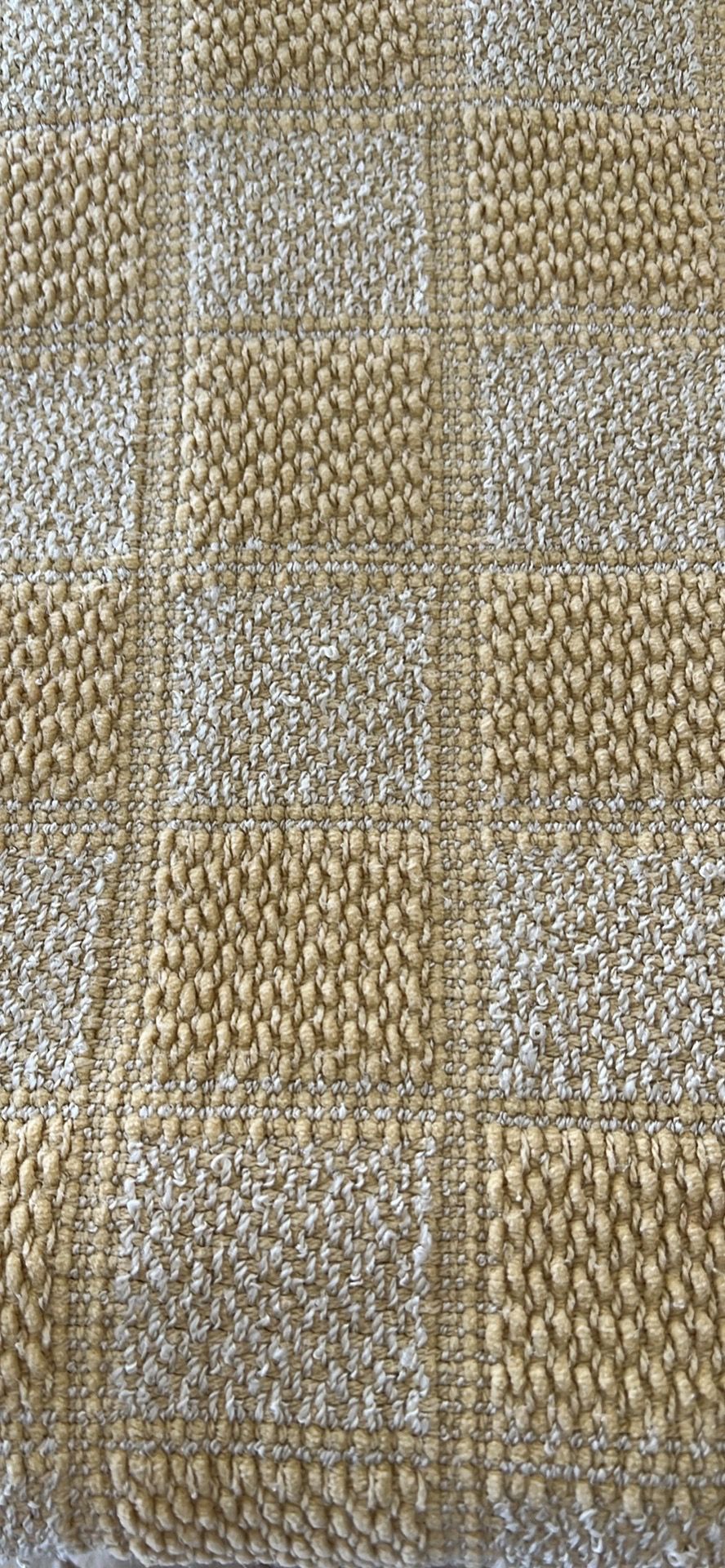 Two Patchwork Design Imported Blankets 82"x76" Std Twin Size