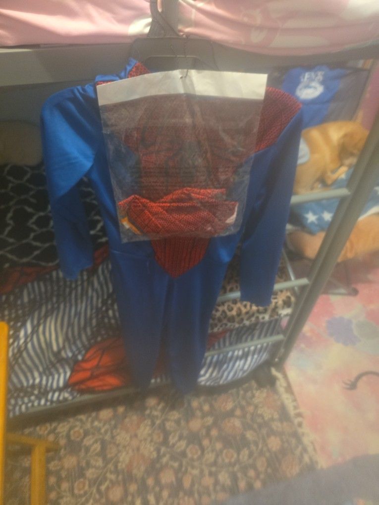 Spiderman Costume Child Costume Size Small 4-6