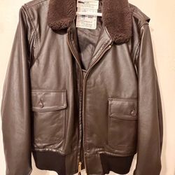 Genuine Leather Aviation Flight Jacket 