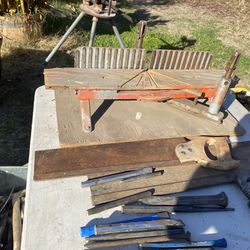 Two  Vintage Table Saws 