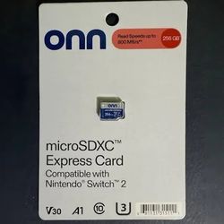 Nintendo Switch 2 micro express sd card 
