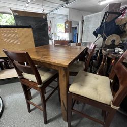 High Top table And 4 Chairs -  Best Today Price 