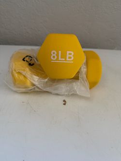 Pair of 8 pound dumbbells
